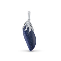 Подвеска Серебряные крылья (Арт.030047-295-136_avantyurin_kubcirkonii)