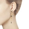 Серьги из золота с бриллиантами (Арт.1021809)