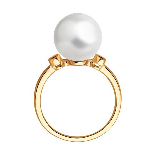 Кольцо из золота с бриллиантами и жемчугом «Морская Примадонна» Соколов (арт.8010081)