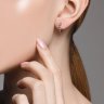 Серьги из белого золота с бриллиантами (Арт.1022068-3)