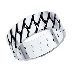 Кольцо из серебра с эмалью (Арт.95-110-02143-1)