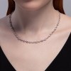 Колье из серебра с фианитами «Ледяное Сияние» Соколов (арт.9407)