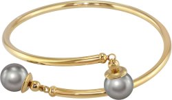 Браслет из серебра с жемчугом (Арт.aab-4-10-30-g)