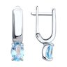 Серьги из серебра с топазами (Арт.94-320-00626-1)
