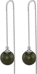 Серьги из серебра с жемчугом (Арт.aas-11-12-34-s)