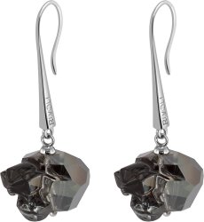 Серьги из серебра с кристаллом swarovski (Арт.swks-b-16-14-107-s)