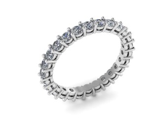 Кольцо из белого золота с бриллиантами «Вечное Сияние» MyJewels (арт.AF5-4_DB_K_WG)