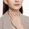 Серьги из комбинированного золота с бриллиантами (Арт.1020887)