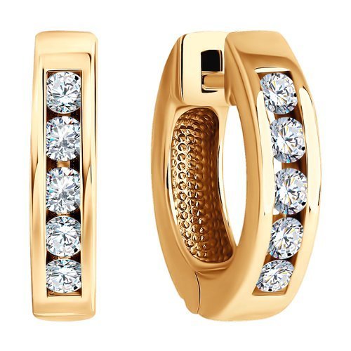 Серьги из золота с бриллиантами (Арт.1021673)