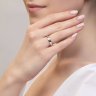 Обручальное кольцо из золота с бриллиантами (Арт.1114293-01)