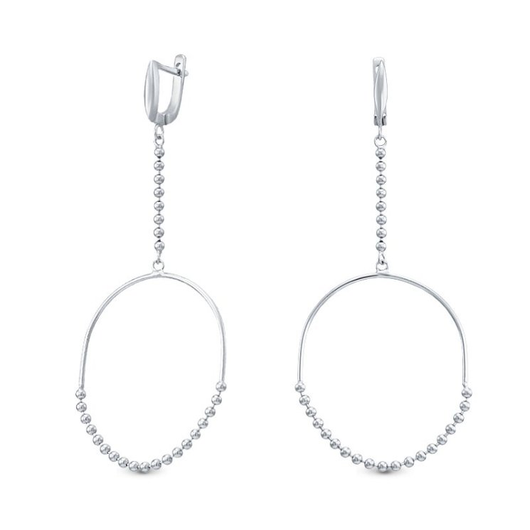Серьги Серебряные крылья (Арт.02fye9906-113)