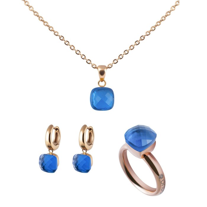 Колье-бижутерия Qudo (Арт.400299.1_bl_rg)