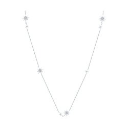Колье из серебра с фианитами (Арт.94071347)