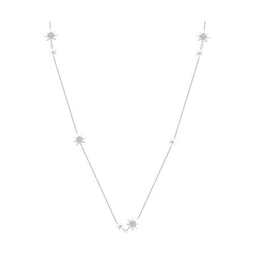 Колье из серебра с фианитами (Арт.94071347)