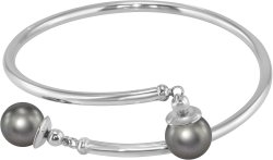 Браслет из серебра с жемчугом (Арт.aab-4-10-31-s)