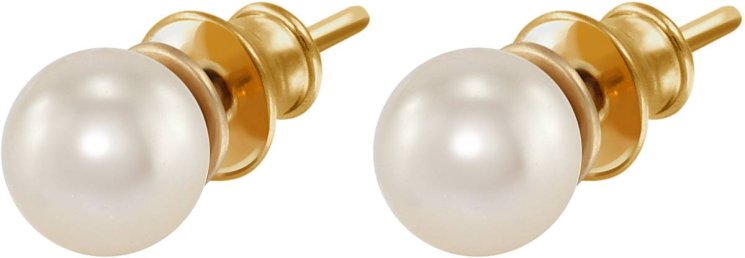Серьги из серебра с жемчугом (Арт.aas-15-6-2-g)