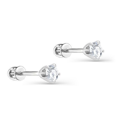 Серьги золотые с бриллиантами «Чистый Свет» Kabarovsky (арт.2-1120-1000)