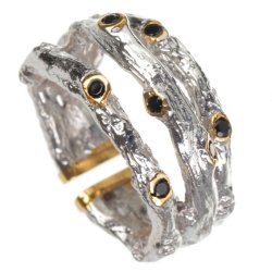 Серебряное кольцо BEAVERS со шпинелью 1250sh