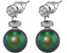 Серьги с жемчугом и кубическим цирконием Pearl Kiss 25S от Rivoli (арт.ABS-12-10-25-S)