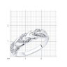 Кольцо из серебра с фианитами (Арт.94012332)