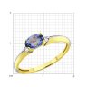 Кольцо золотое пробы 585 с танзанитом (Арт.717175-2)