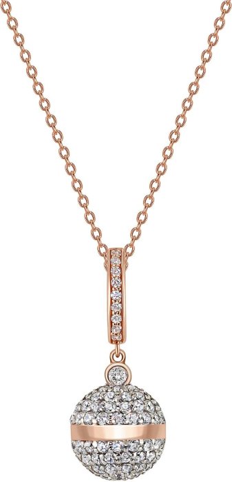 Кулон из серебра с куб. цирконием (Арт.fsp-1-r)