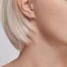 Серьги из золота с фианитами (Арт.029648)