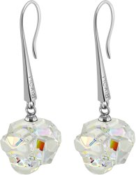 Серьги из серебра с кристаллом swarovski (Арт.swks-b-16-14-1ab-s)