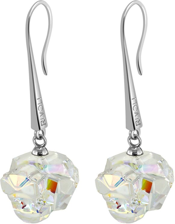 Серьги из серебра с кристаллом swarovski (Арт.swks-b-16-14-1ab-s)