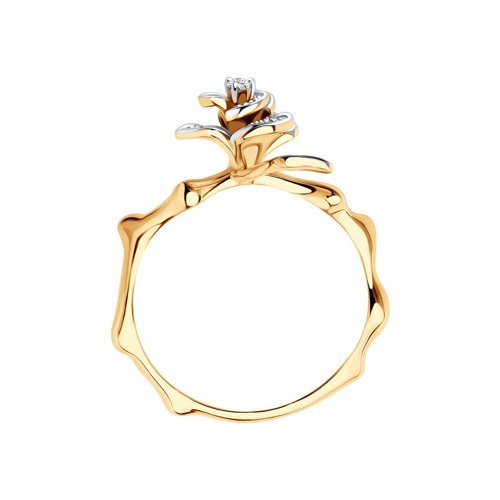 Кольцо из золота с бриллиантами (Арт.1011277)