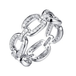 Кольцо из серебра с фианитом (Арт.cz-r02920-x-w-x-x-w)