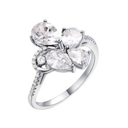 Кольцо из серебра с фианитом (Арт.pd-r00205-x-w-w-x-w)