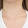 Колье из серебра с фианитом (Арт.94070154)