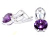 Серьги серебряные с александритом «Крылья» Myjewels (арт.22veafa01945-19_aleksandritsint)