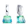 Серьги из серебра с ситаллами (Арт.92022832)