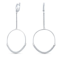 Серьги Серебряные крылья (Арт.02fye9907-113)