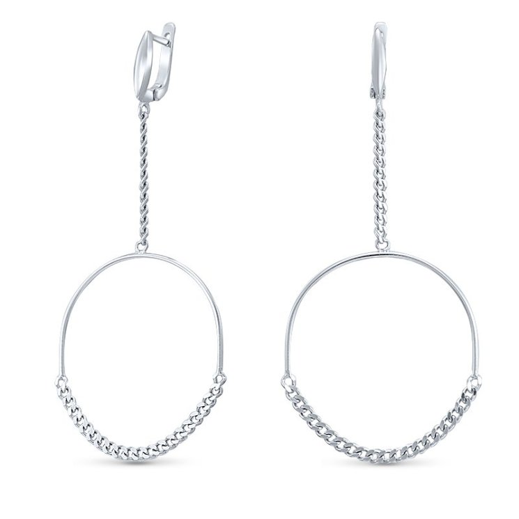 Серьги Серебряные крылья (Арт.02fye9907-113)