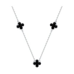 Колье из серебра с эмалью (Арт.94070950)