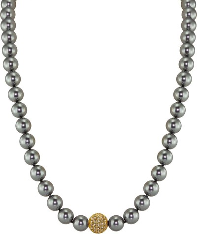 Ожерелье серебро с жемчугом и куб. цирконием «Pearl Kiss» Rivoli (арт.91L-GK-30)