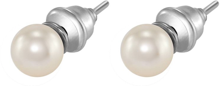 Серьги из серебра с жемчугом (Арт.aas-15-6-2-s)