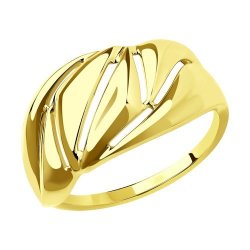 Кольцо из желтого золота (Арт.018708-2)