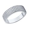 Кольцо из серебра с фианитами (Арт.94013763)