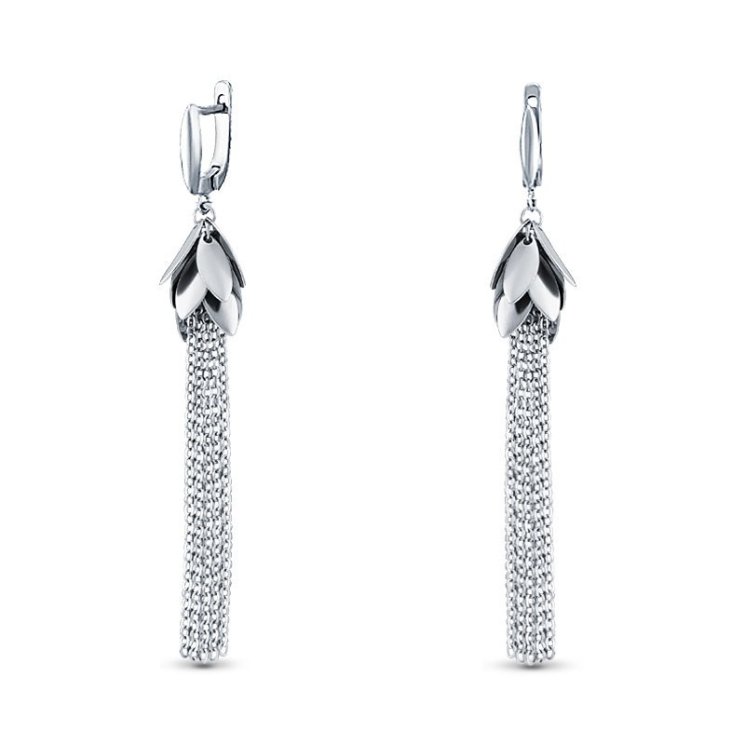 Серьги Серебряные крылья (Арт.22set16220-113_)