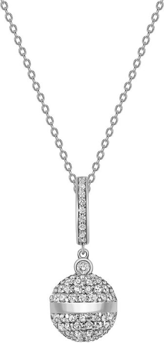 Кулон из серебра с куб. цирконием (Арт.fsp-1-s)