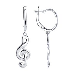 Серьги из серебра (Арт.94024311)