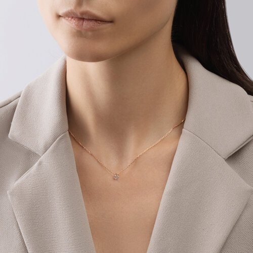 Колье из золота с фианитом (Арт.070534)