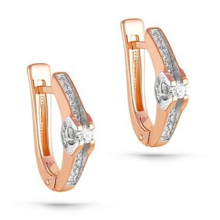 Серьги золото с бриллиантами «Игра света» Kabarovsky (арт.2-0088-1000)