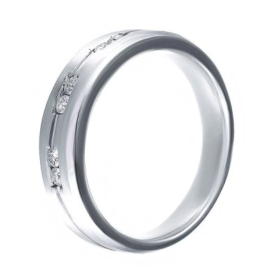 Кольцо из белого золота с бриллиантом (Арт.d266dww4d-m_wg)