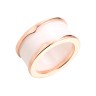 Кольцо с керамикой «Trendy Rose» из серебра 925, Fresh Jewelry (арт.TC-R01268-W-G-X-X-X)