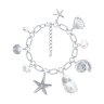 Браслет из серебра с миксом камней (Арт.94-350-00018-1)